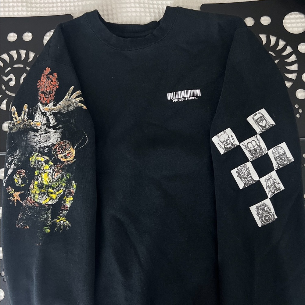 Rare Project Mori Black Sweatshirt Size S